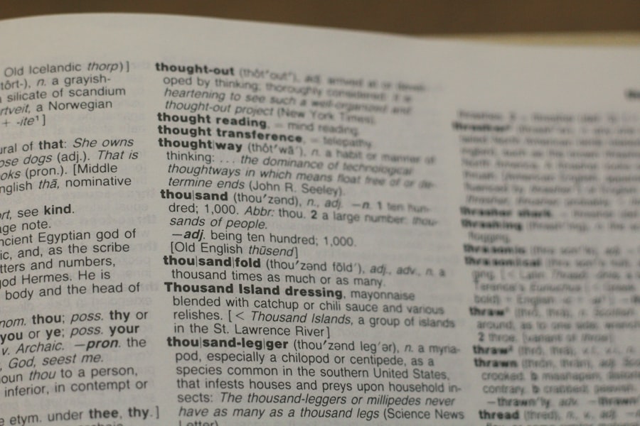 Photo Vocabulary Words